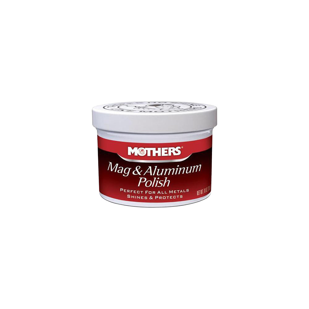 MOTHERS Mag & Aluminum Polish - 10 Oz. Can (Pack Of 12) For Metal Restoration & Shine