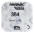 RAYOVAC WATCH BATT. RW 37.   384